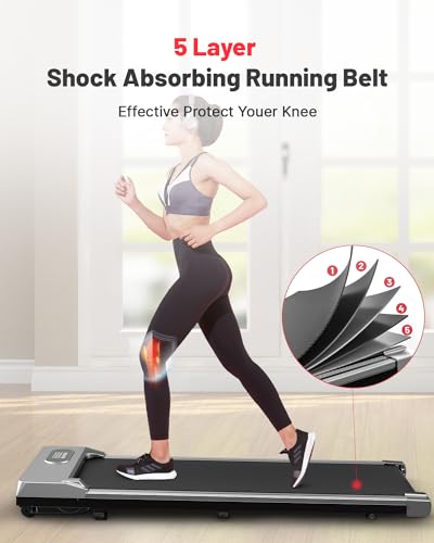 HomeFitnessCode Portable Motorized Electric Treadmill - LCD Display