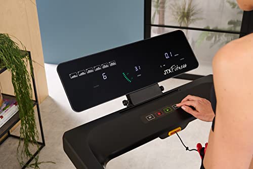JTX Slimline Foldable Treadmill - Electric, Compact, Motorised