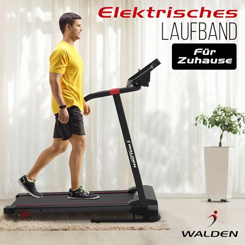Folding Electric Treadmill with Preset Programmes and LCD