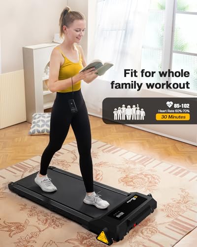 Portable Under Desk Treadmill with Bluetooth & LED Display