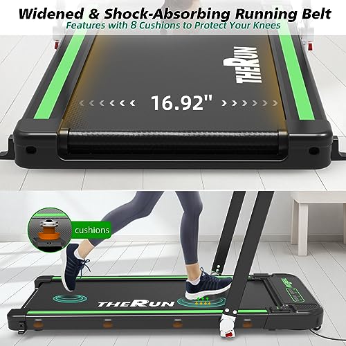 THERUN Under Desk Treadmill, 2.5HP Folding Machine