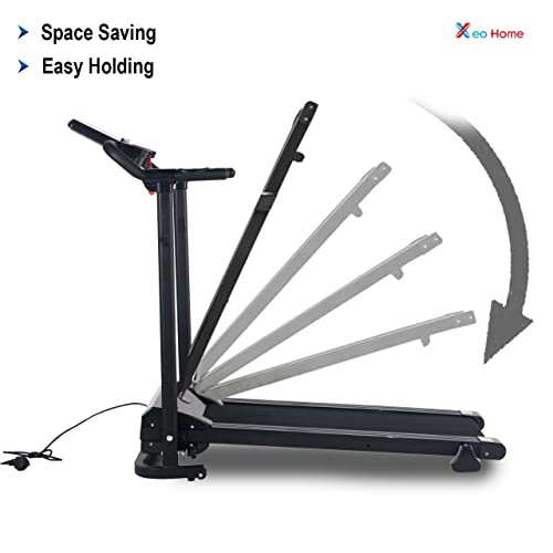 XEO HOME Folding Treadmill for Home Gym