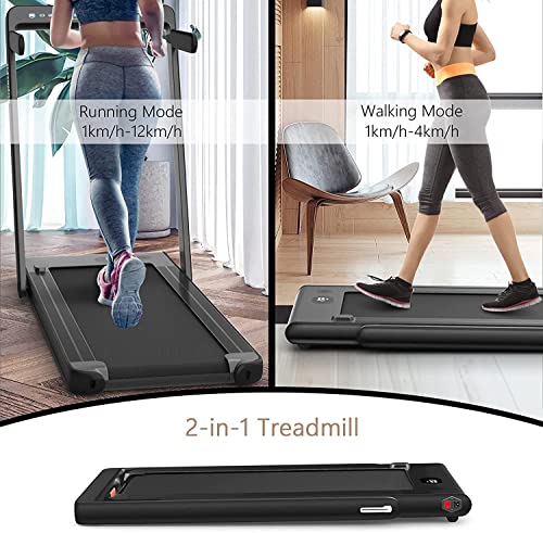 COSTWAY 2 in 1 Under Desk Treadmill