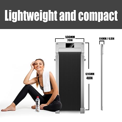 Portable Motorised Treadmill, Walking Machine, 1-12KM/H Speed