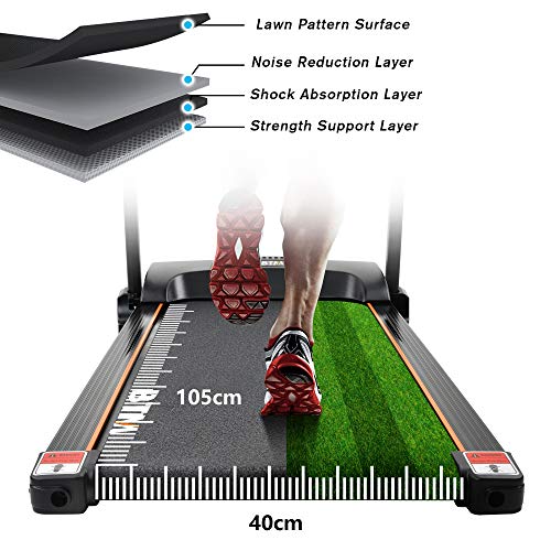 Home Electric Treadmill with MP3 & Pre-Programs