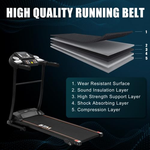 Folding Electric Treadmill for Home Jogging Workout