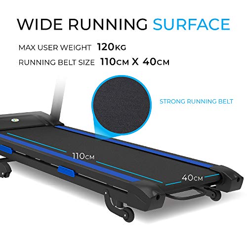 Fit4home Electric Treadmill with Automatic 12% Incline
