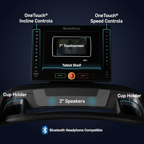 High-performance NordicTrack EXP 7i Treadmill