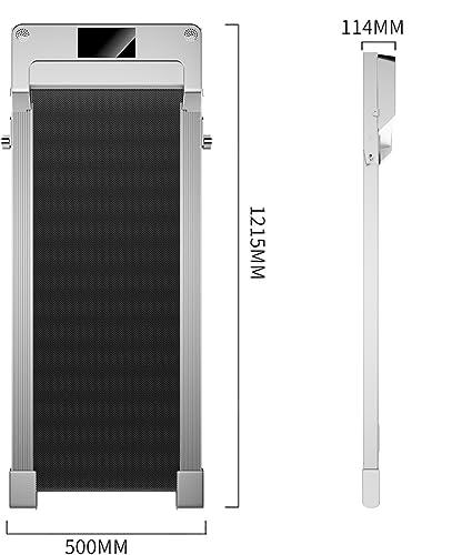 CANMALCHI Foldable Under Desk Treadmill, Adjustable Speed, Portable