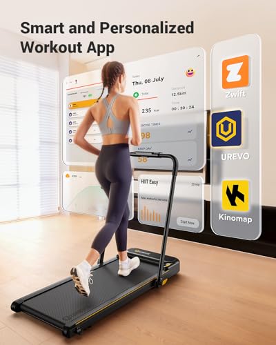 UREVO 2.5HP Foldable Treadmill with APP Control