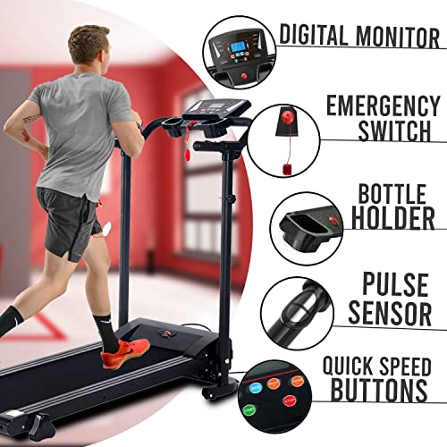 Buyer Empire Electric Treadmill for Home Gym Fitness