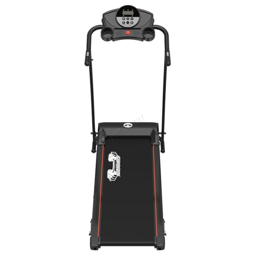 FIT4YOU Folding Motorized Treadmill with Free Waist Plate