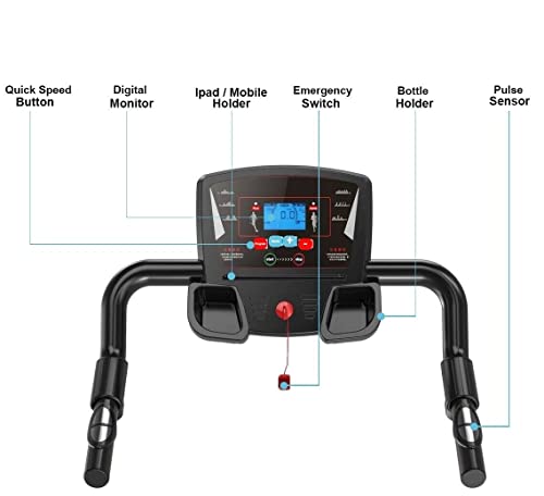 Buyer Empire Electric Treadmill for Home Gym Fitness