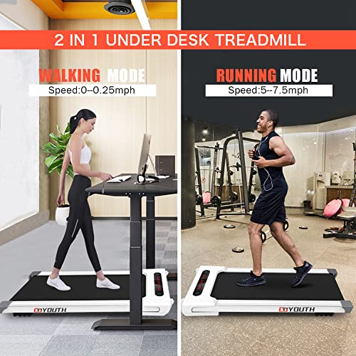 Goyouth Under Desk Electric Treadmill with Remote Control