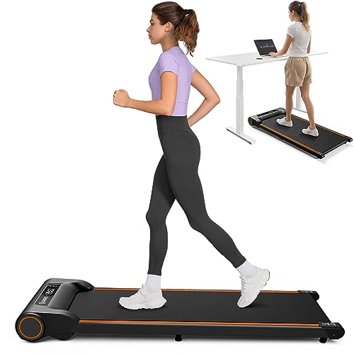 Compact UREVO Treadmill with Remote Control & LED Display