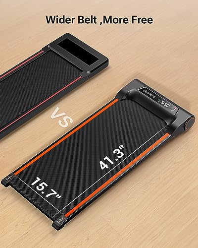 Compact UREVO Treadmill with Remote Control & LED Display