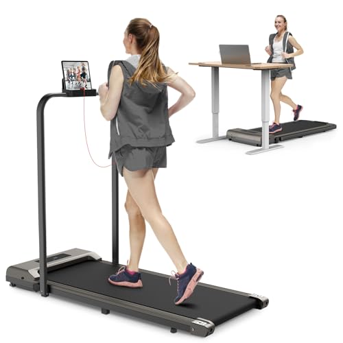 Compact Folding Treadmill with Adjustable Speeds for Home