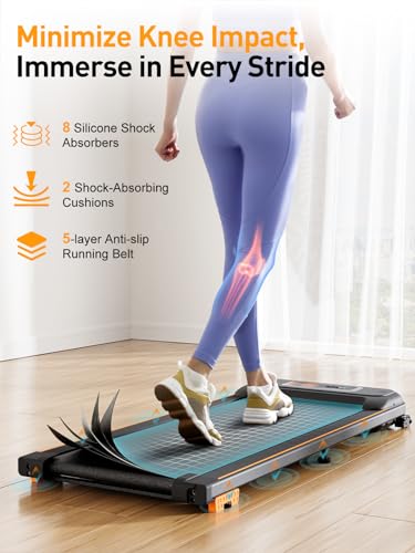 Under Desk Treadmill - 2.5HP Incline Running Machine