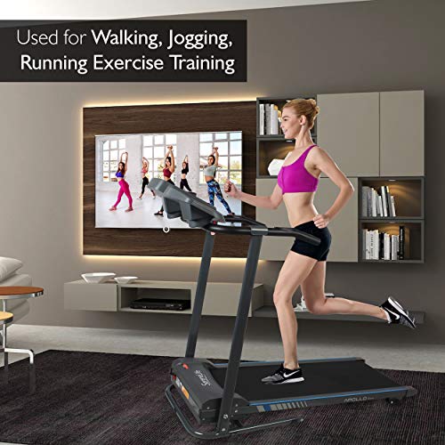 SereneLife Folding Electric Treadmill - Motorized Running Machine