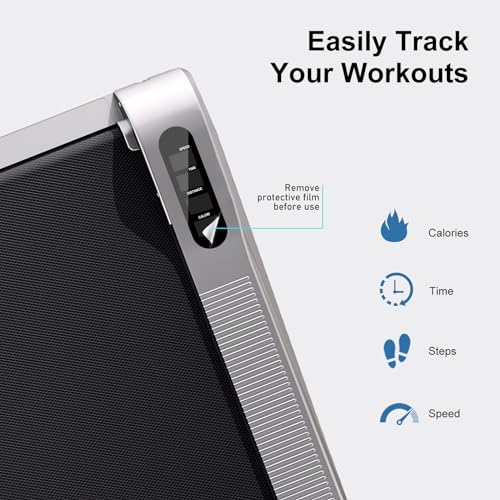 Walking Pad with Motorised Under Desk Treadmill, Compact Fit