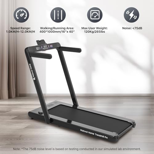 Mobvoi Foldable Home Treadmill with Smartwatch Compatibility