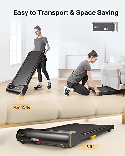 UREVO 2.25HP Walking Pad with Shock Absorption