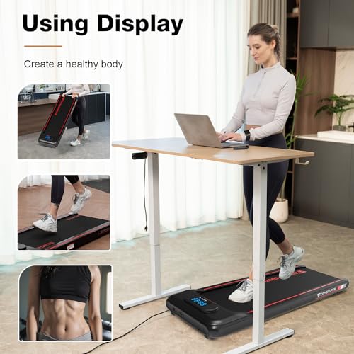 CITYSPORTS 2-in-1 Walking Pad Treadmill with APP/Remote