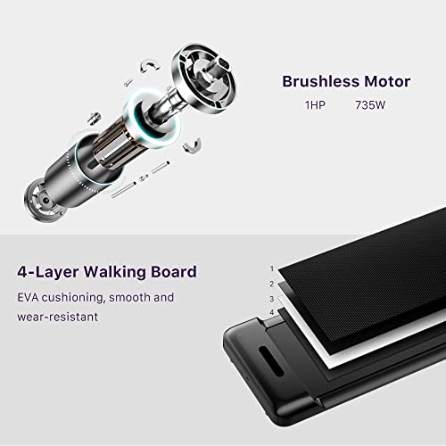 WalkingPad C2 Treadmill - 0.5-6 km/h Folding, App-Compatible