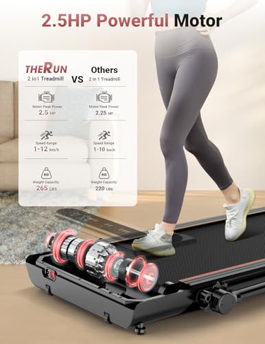 Under Desk Folding Treadmill - Adjustable Speeds