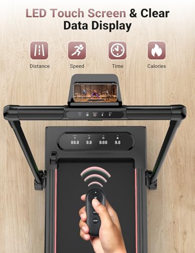 Under Desk Folding Treadmill - Adjustable Speeds