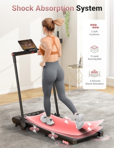 Under Desk Folding Treadmill - Adjustable Speeds