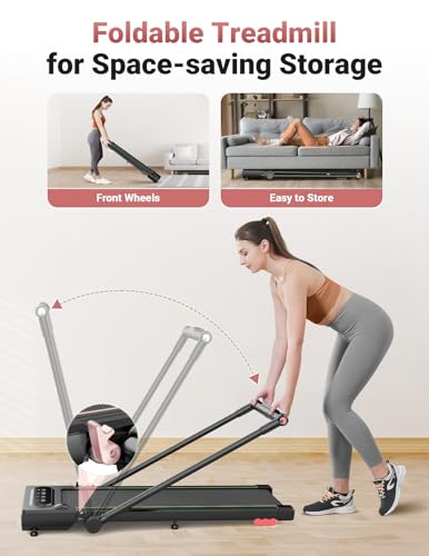 Under Desk Folding Treadmill - Adjustable Speeds