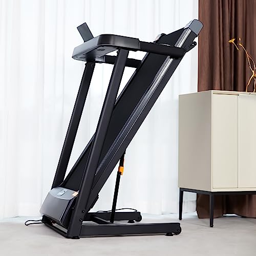 Folding Treadmill with Bluetooth Speaker - Adjustable Speeds