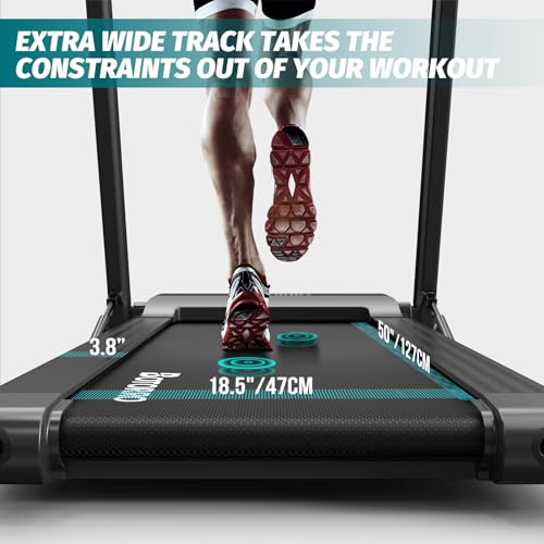 BOTORRO Foldable Treadmill: 1-9MPH / 2.5HP, LCD, Bluetooth