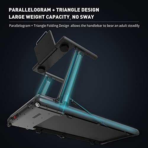 BOTORRO Foldable Treadmill: 1-9MPH / 2.5HP, LCD, Bluetooth