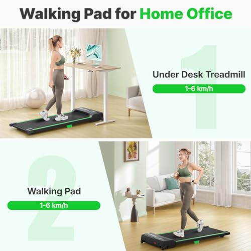Dripex Walking Pad Treadmill: 2.5HP Home Under Desk