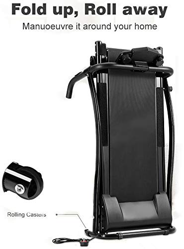 Foldable Electric Treadmill with Pre-Set Fitness Programs