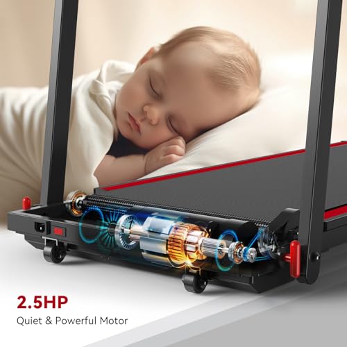 HOFTME Foldable Treadmill for Home and Office