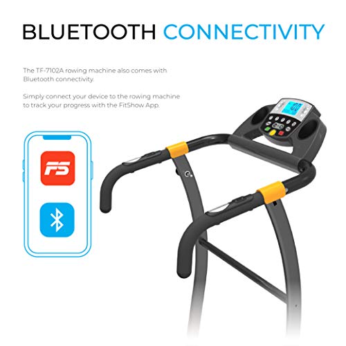 Fit4home Folding Treadmill with Bluetooth Sensors & Incline