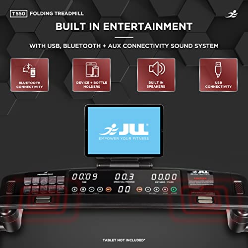 JLL T550 Digital Home Treadmill, 4.5HP Motor, Bluetooth
