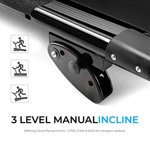Fit4home Folding Treadmill with Bluetooth Sensors & Incline