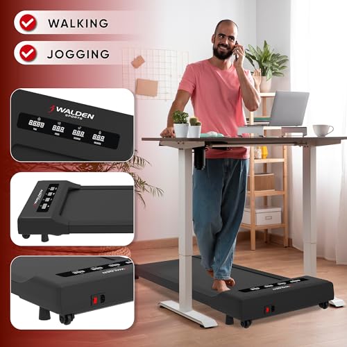 WALDEN F2200: Ultra Flat Under Desk Treadmill