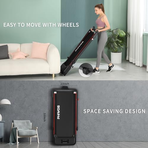 PHIWOS Under Desk Walking Pad Treadmill - Remote Control