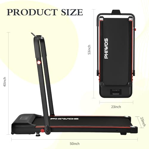 PHIWOS Under Desk Walking Pad Treadmill - Remote Control