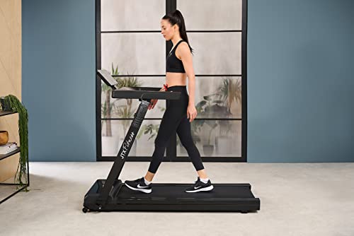 Jtx Slimline Foldable Treadmill Electric Compact Motorised