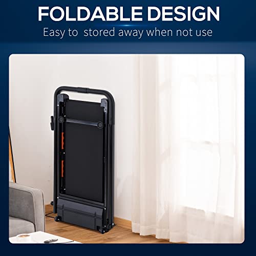 Homcom Foldable Electric Treadmill 0 5Hp 1 6 Km H