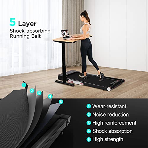 Tvdugim Foldable Treadmill, 2.5HP, Wide Running Belt