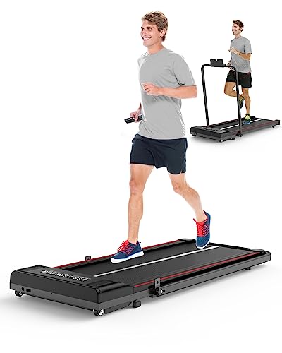 Folding 2-in-1 Bluetooth Treadmill with LED Display
