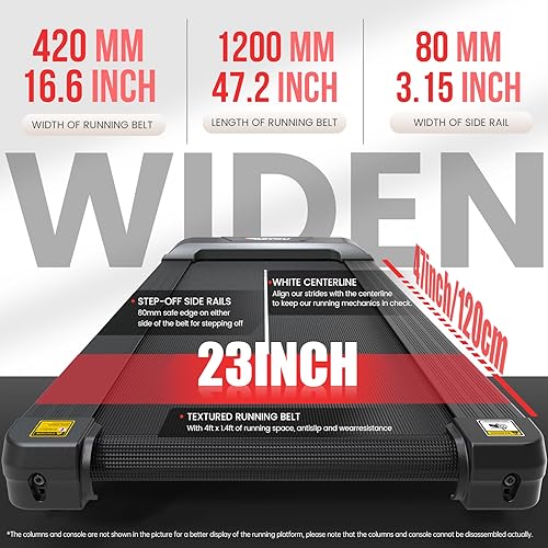 PASYOU Bluetooth Folding Treadmill with Incline
