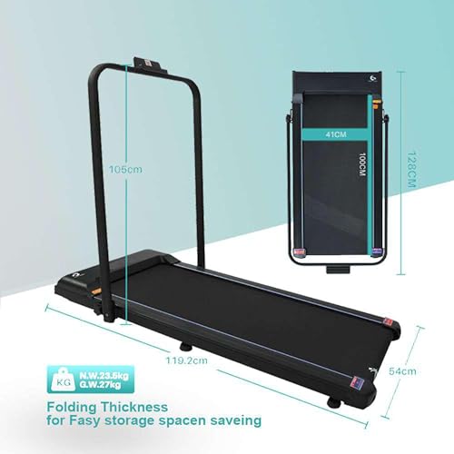 Buyerempire Foldable Walking Pad Treadmill Electric Cardio Machine